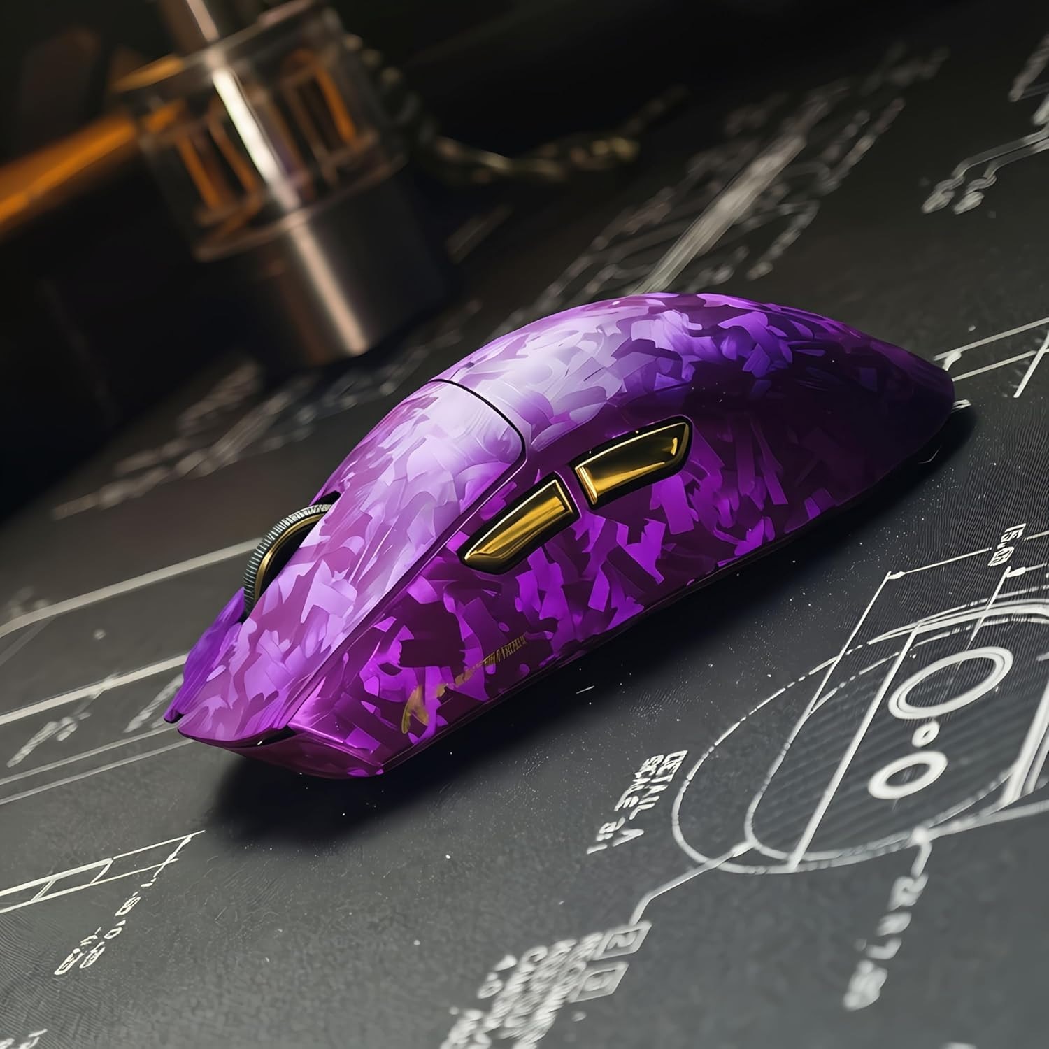 Mouse de gaming wireless ATTACK SHARK X11 Ultra 8K din fibra de