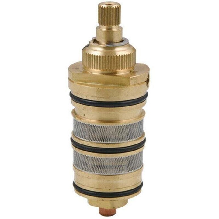 Réz hőmérséklet-szabályzó szelep, 85mm, 34mm, 60 fok, vízvezetékhez