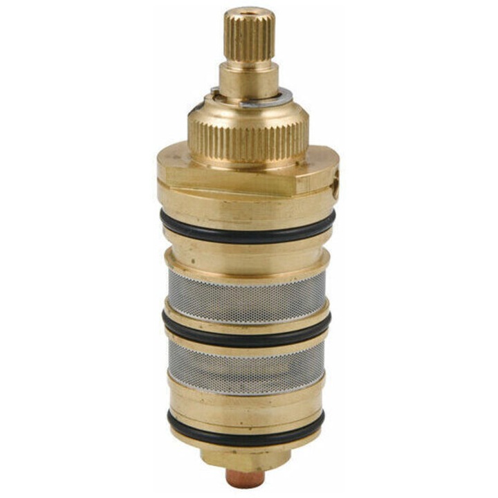 Vana de dus termostatica din cupru, 13x6x6cm, 85mm, 34mm, set cu cartus si maner