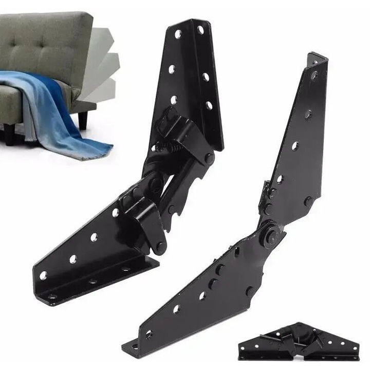 Balama ajustabila pentru mobilier, 2 seturi, 240x120x6mm, mecanism cu 3 pozitii, pentru canapea plianta