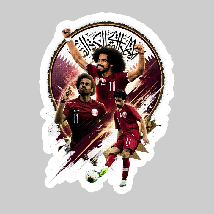 Sticker Mohamed Salah Egypt World Cup Fifa 2026 V6, Autoadeziv, Footbal, Cri-Flo, dimensiune 10 cm