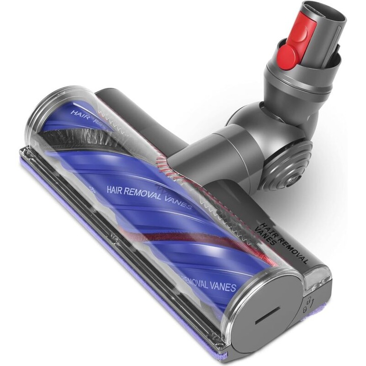 Cap de perie anti-incalceala pentru aspirator Dyson V12 Detect Slim, accesorii de schimb pentru curatare pe suprafete dure si covoare, 180x90°