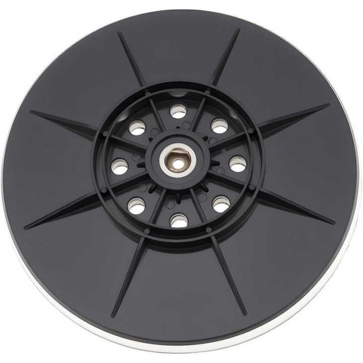 Pad slefuitor 225mm pentru gletuitor, grosime 16mm, 8 gauri, negru