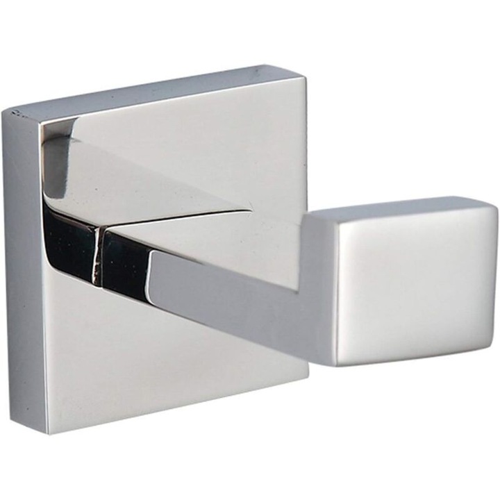 Cuier din otel inoxidabil SUS304, montat pe perete, design periat, pentru haine, palarii, prosoape