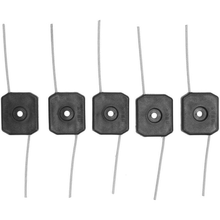 Cap de taiere pentru trimmer de gazon, 5 bucati, plastic, 150mm, usor