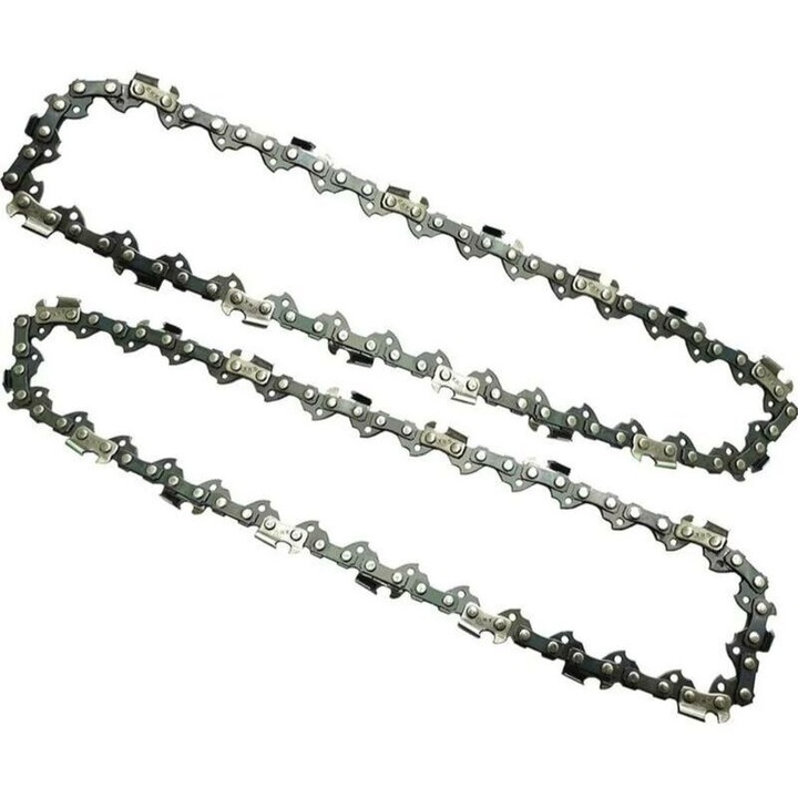 Set 2 lanturi de ferastrau de 8 inch, 3/8" pas, 0.05/1.3 mm grosime, 33 linkuri de actionare, pentru lucrari de tamplarie