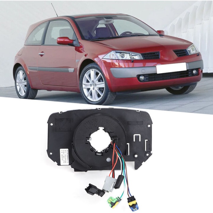 Cablaj arcuri ceas pentru Megane 2 MK II Wagon 2002-2006, material ABS, nou, culoare neagra
