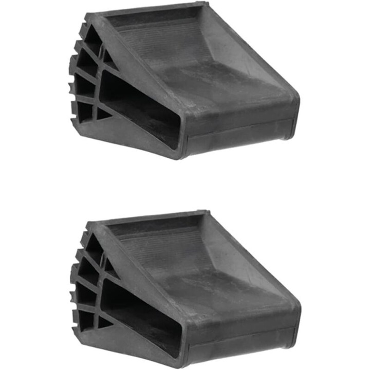 Set 2 protectii anti-derapante pentru picioarele scarilor, izolare fonica, rezistenta la alunecare, cauciuc, pentru podele din lemn si gresie