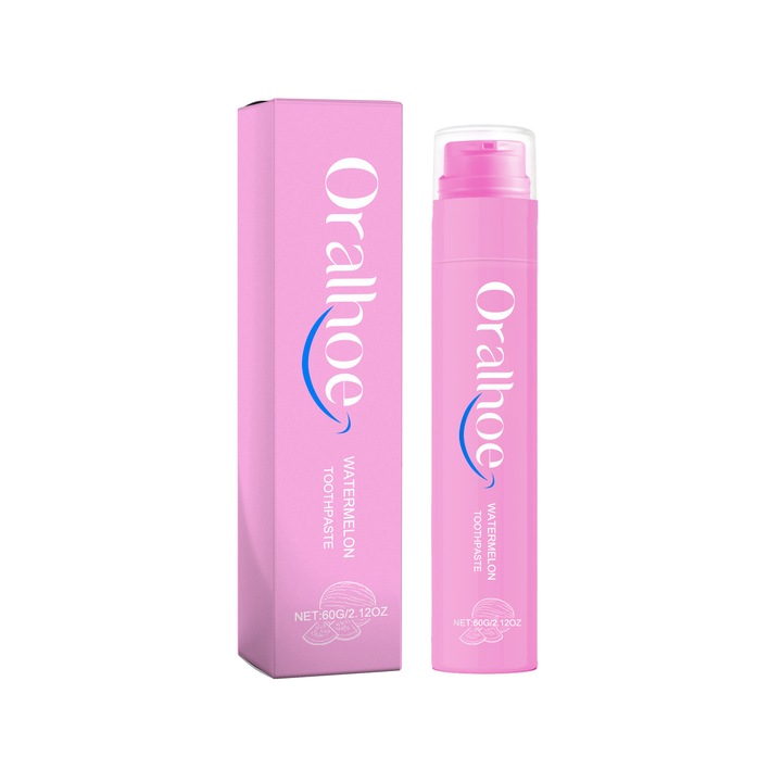 Fehérítő fogkrém gyümölcsös ízzel, Oralhoe Red Velvet, 60g