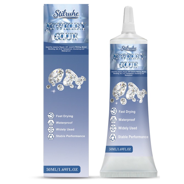 Adeziv pentru bijuterii, Stilruhe, transparent, rezistent la apa, 50ml
