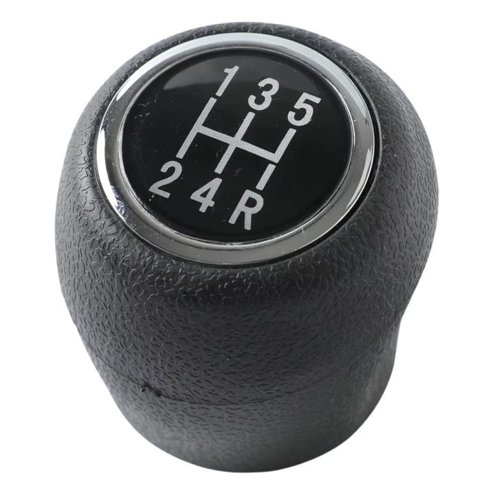 Nucă schimbător viteze FLEXZONRO neagră cu panou decorativ, 5 viteze