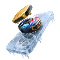 Cooler Magnetic Telefon Gaming Nerele CX12, Racire Semiconductor Ultra Rapida, Wireless cu Baterie 2000mAh Inclusa, Display Digital Temperatura, RGB, AI Smart Control, 2 Moduri Racire, USB-C, Compatibil iPhone, Android si Tablete, Negru-Galben