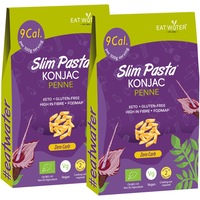 Penne din faina de konjac BIO, low carb, fara gluten, Slim Pasta, 270g x 2