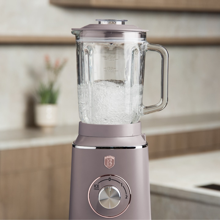 Blender de birou, 2200W, 9 viteze, rosu, capacitate 4L, dimensiuni 22x23x57cm