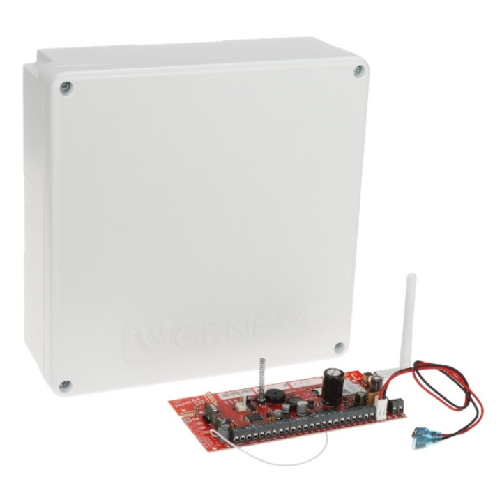Centrala alarma GENEVO PRIMA64LTE-WL-BOX, 8 intrari programabile, 4 iesiri programabile, 4 zone, 2000 + 250 memorie evenimente