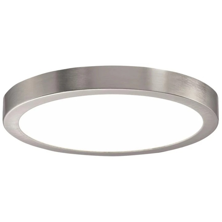 Плафониера LED Aius GoodHome, 1800 lm, 30 см, бяла