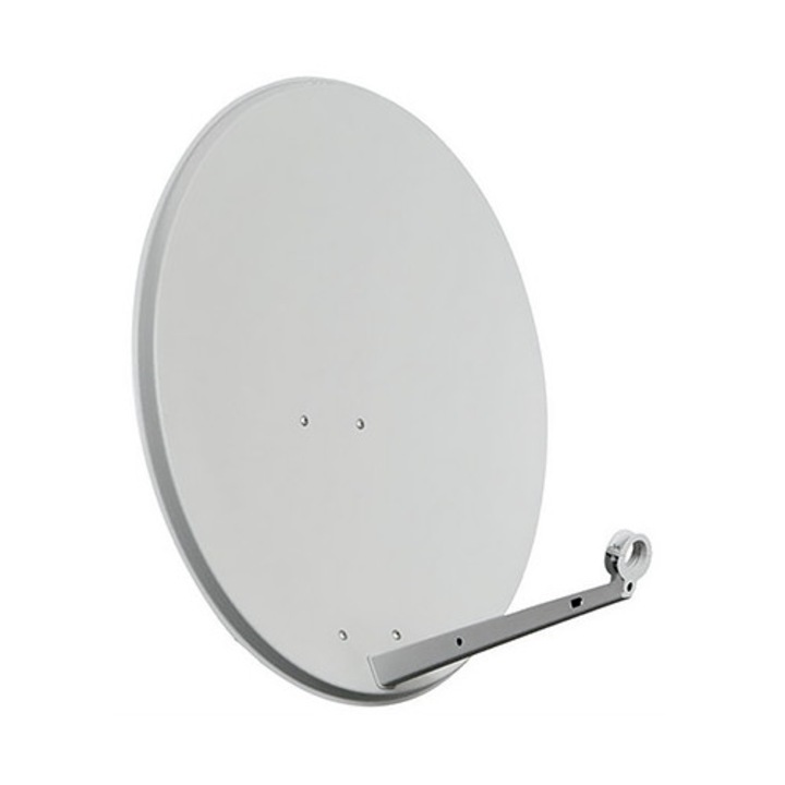 Antena offset 80cm, CORAB, 37.4 dB, alb, 831x752mm