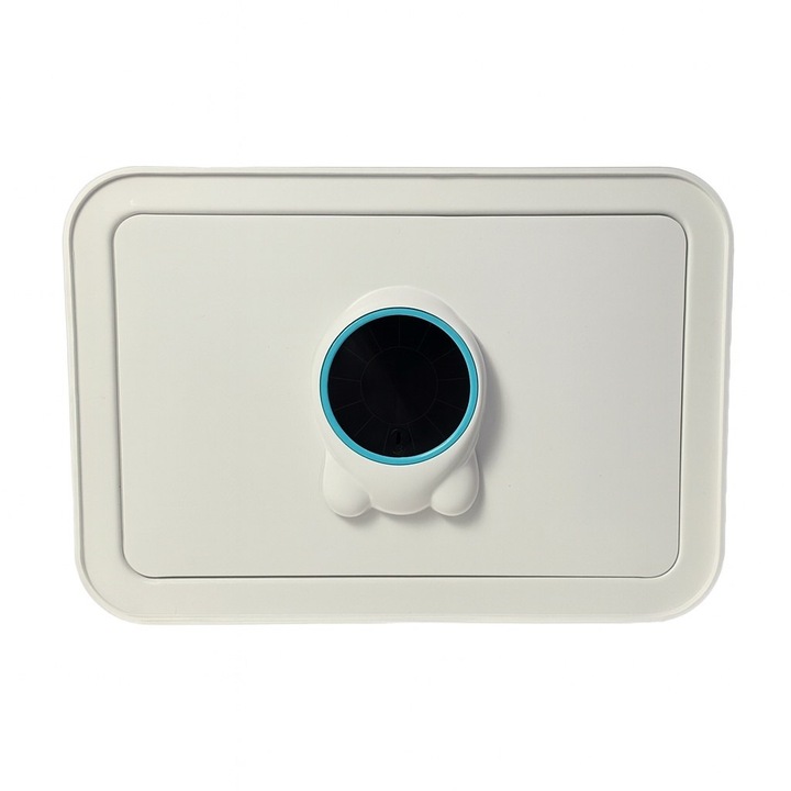 Seif birou alb cu cod si cheie, functionalitate de skarbonka