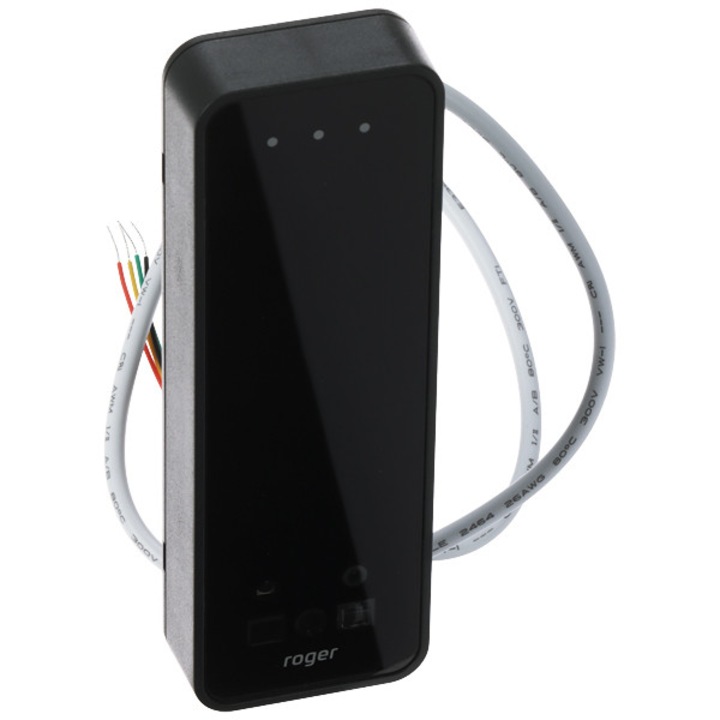 Четец за карти Roger MCT84M-BK-QB, 13.56 MHz, Bluetooth, RS-485, макс. 7 см