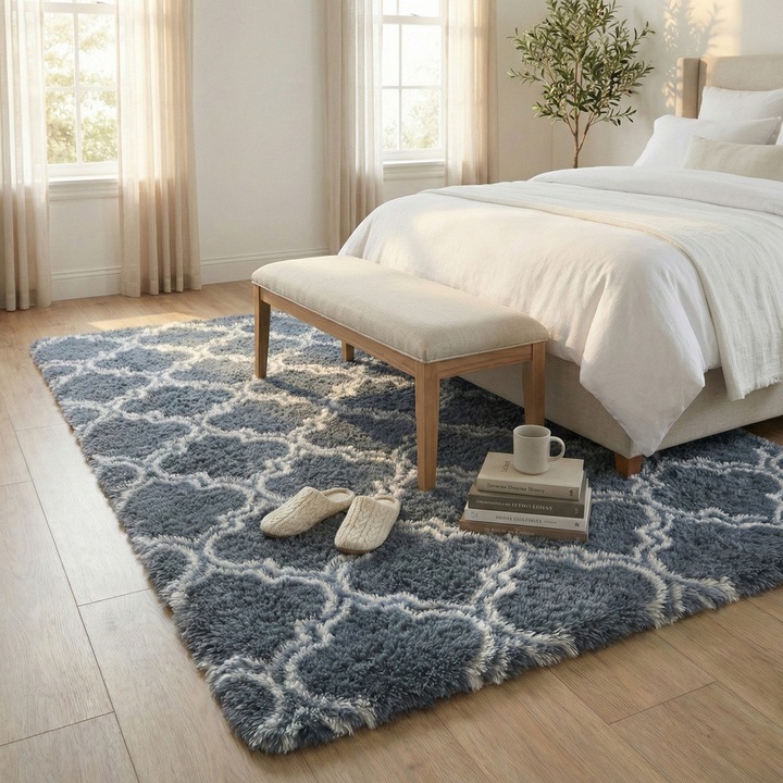 Covor shaggy Strado DECOR, multicolor, 200x300cm, grosime 35mm