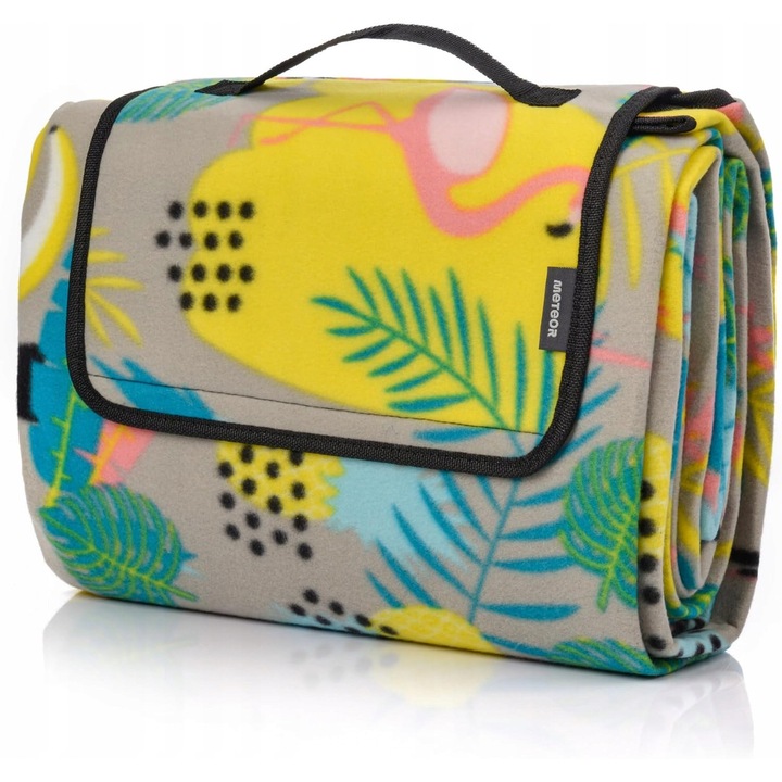 Покривка за пикник Meteor, 200x175cm, водоустойчива, компактна, модерен дизайн, цвят Tropics