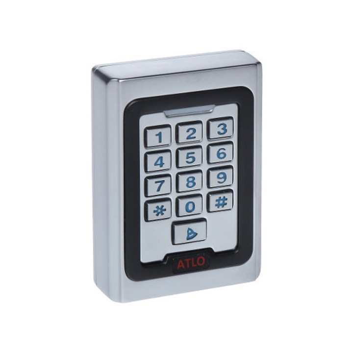 Cititor de carduri cu tastatura ATLO, metalic, 125kHz, 5cm