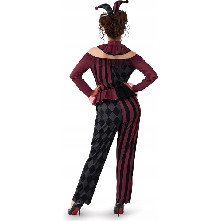 Costum de Halloween, costum de clown, set complet, L