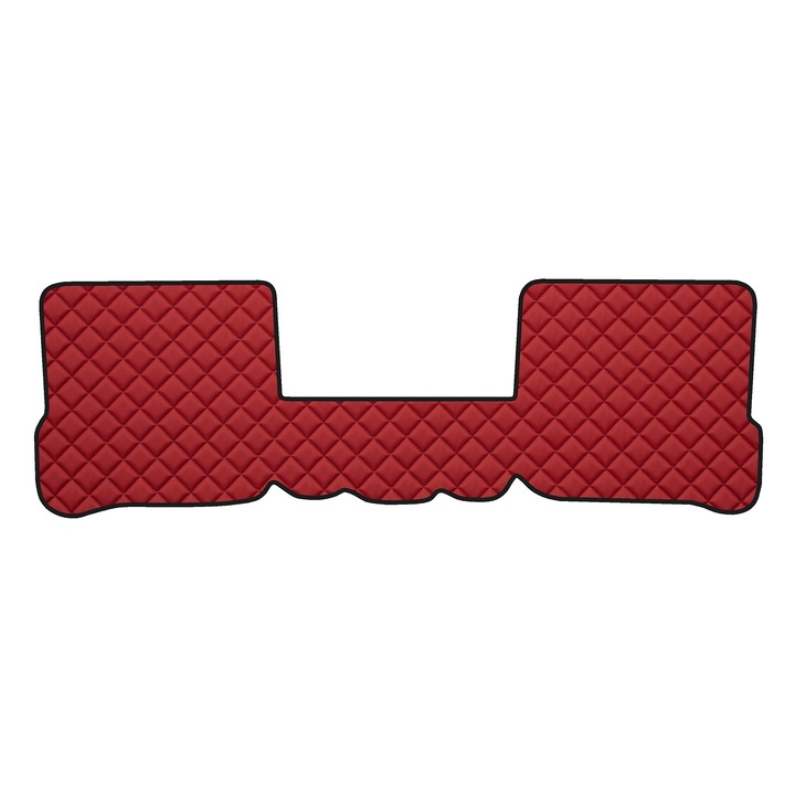 Auto Covorase podea - spate completa, F-CORE, pentru AUDI 80/90 (B3) 06.86-09.91, Sedan, Kombi, Rosu