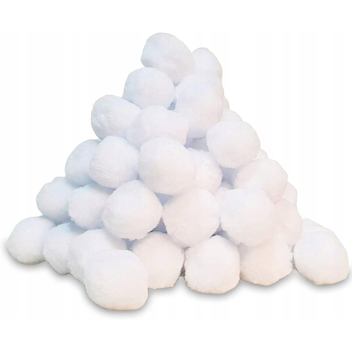 Комплект филтърни топки 700гр за басейн, алтернатива на филтърния пясък, висока ефективност, лесно почистване