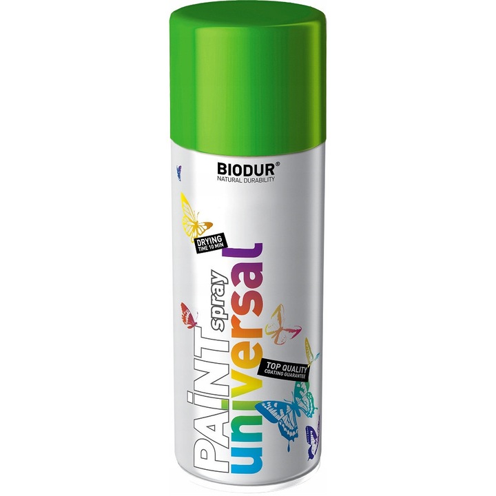 Set 12 Spray Vopsea Biodur 400 ml, Verde, Nemetalic