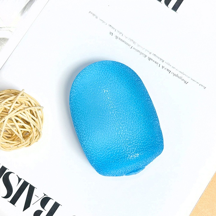 Set jucarii de relaxare, cub si minge antistres, 285g, albastru