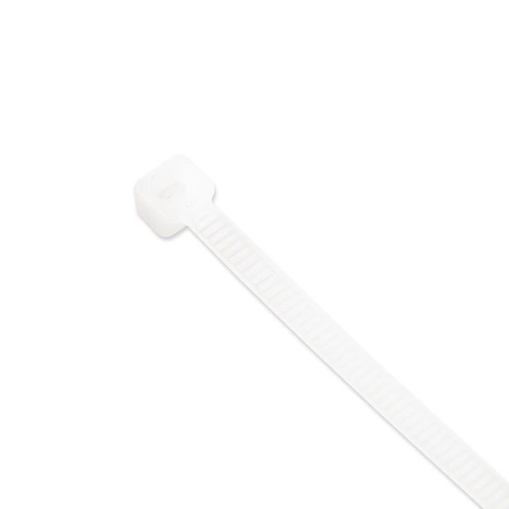 Colier cablu, Novelite, 200x2.5mm, alb, set 100 bucati