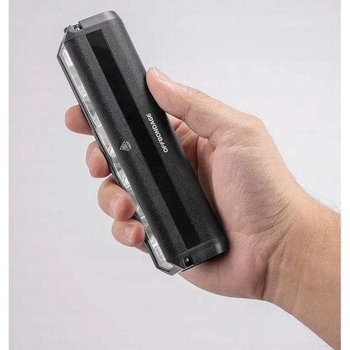 Lampa bicicleta LED 1400 lumen, 5 moduri, rezistenta la apa IPX5, set cu suporturi de montare