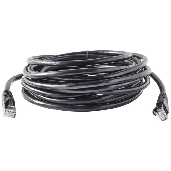 Cablu de rețea UTP RJ-45 Blyss, 5m, negru