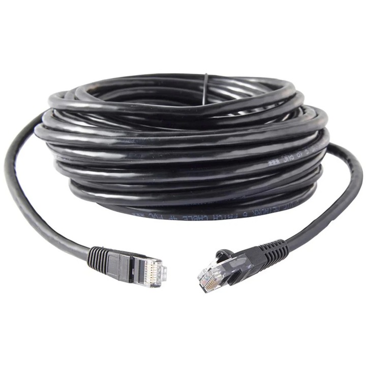 Cablu de rețea UTP RJ45 Blyss 10m, negru