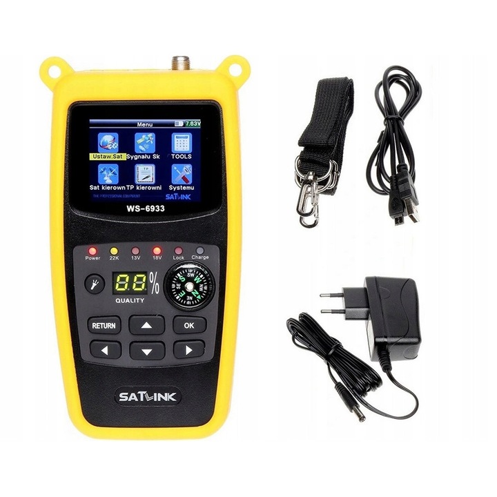 Contor, Sat-Link, WS-6933 HD, frecventa 950-2150MHz, alimentare 100-240V, 12V, 800mAh
