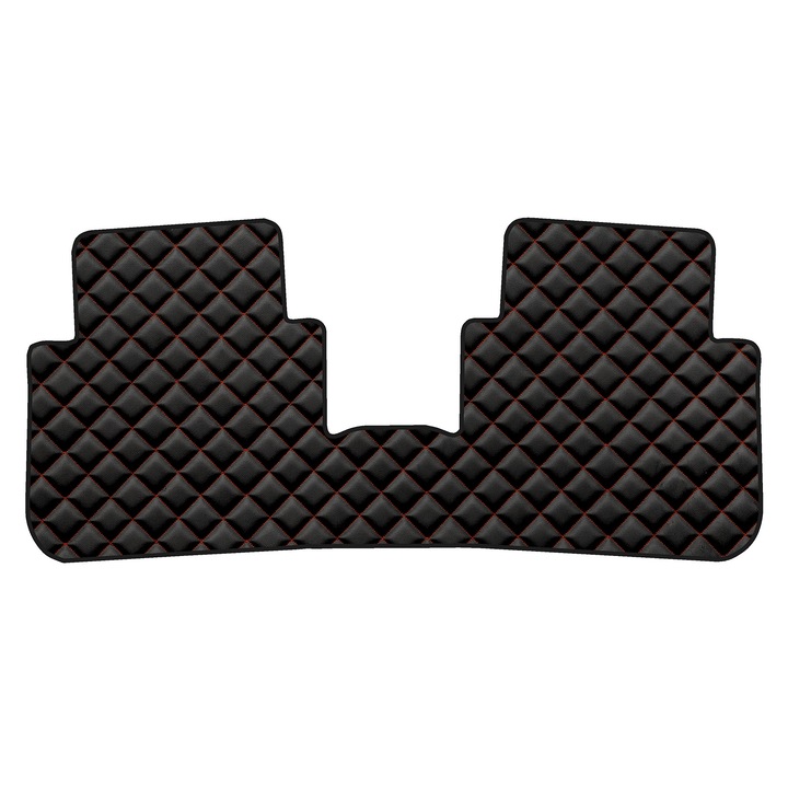 Автомобил Стелки за под – задни цял, F-CORE, за CITROEN C3 PICASSO 02.09-12.17, ВАН МИНИВАН, Черно/Червено