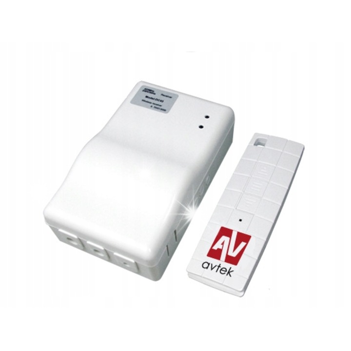 AVTek Wall Electric 180 elektromos vetítővászon, 180x135cm, 4:3 formátum, fém fehér, falra/mennyezetre szerelhető