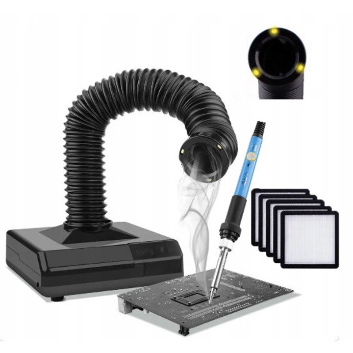 Extractor electric de fum de lipit