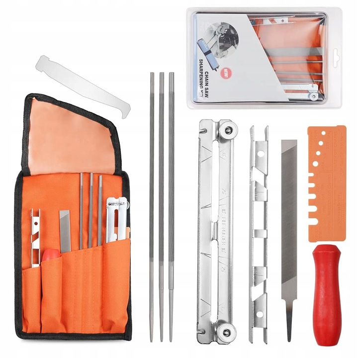 Set unversal pentru ascutirea lantului de fierastrau