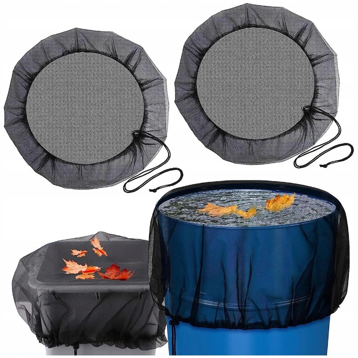 Set 2 husa rezervor apa de ploaie, 100cm, negru