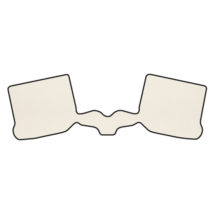 Auto Covorase podea - spate completa, F-CORE, pentru VOLKSWAGEN NEW BEETLE 01.98-09.11, Hatchback, Sampanie