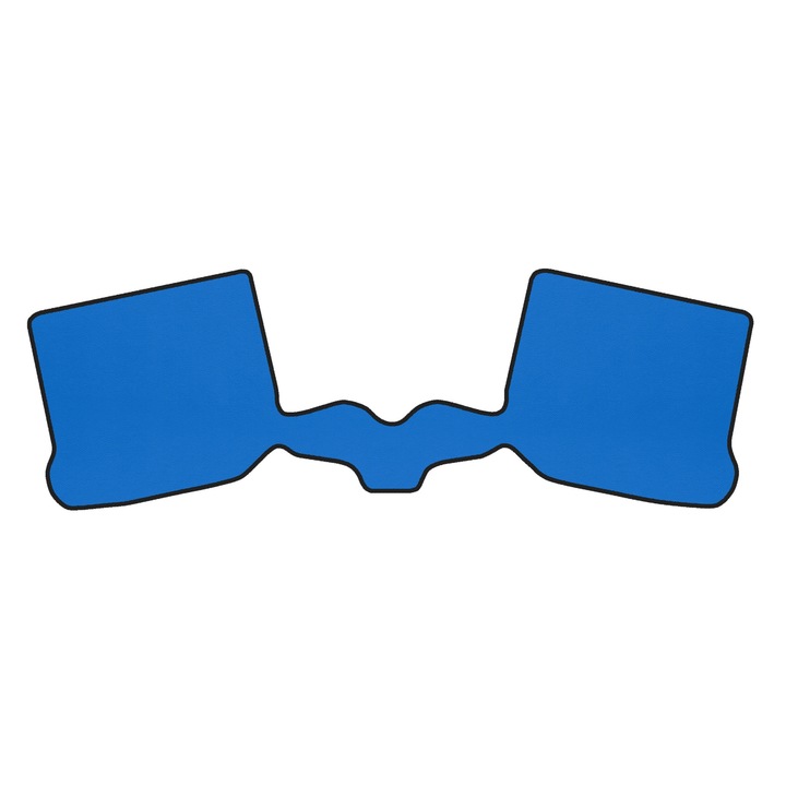 Auto Covorase podea - spate completa, F-CORE, pentru VOLKSWAGEN NEW BEETLE 01.98-09.11, Hatchback, Albastru