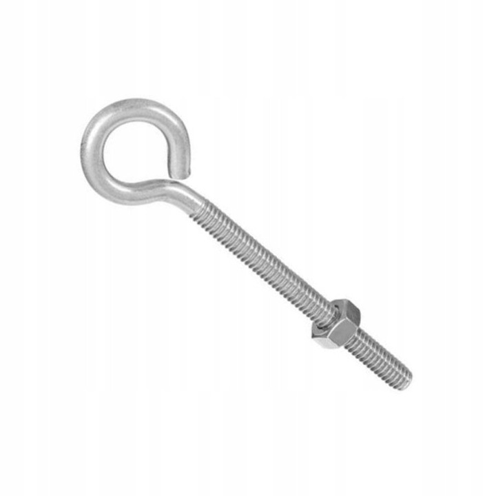 Surub cu Ochi, Grindi, M8x13x3, Argintiu, Include Piulita