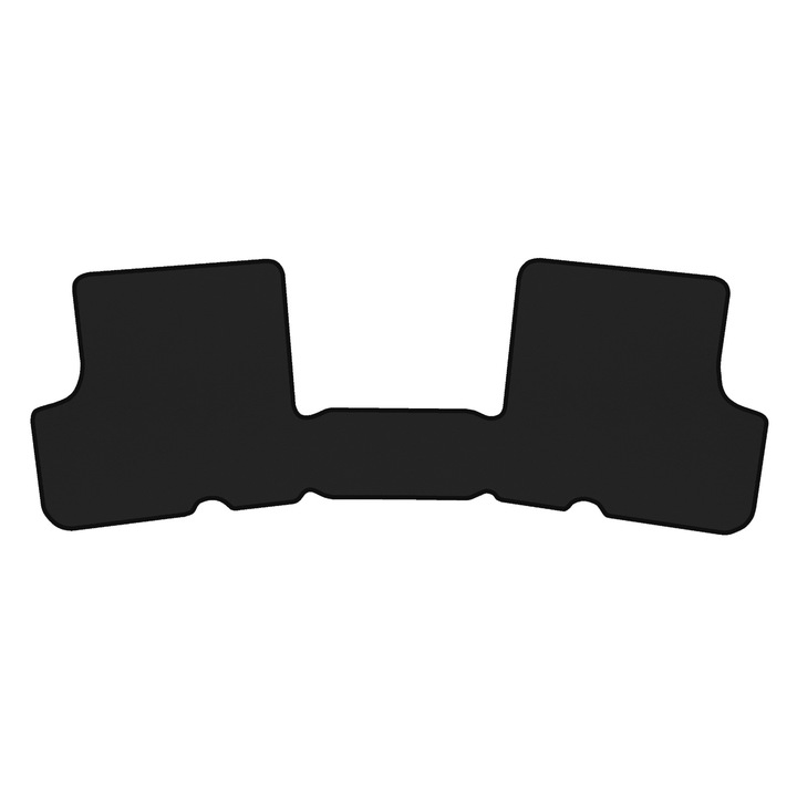 Auto Covorase podea - spate completa, F-CORE, pentru DACIA DUSTER 04.10-12.18, Crossover SUV, Negru