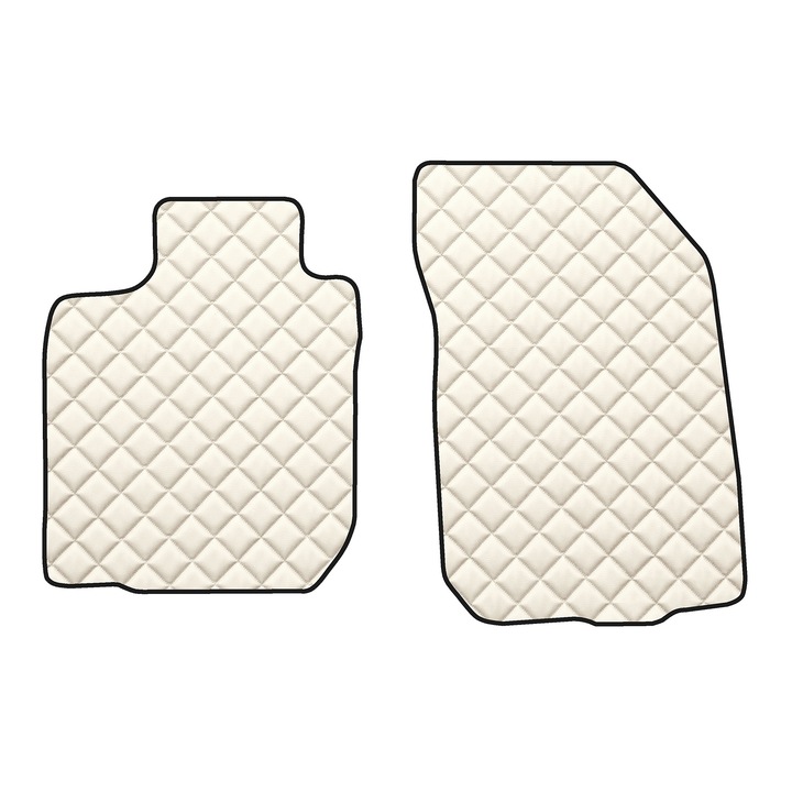 Auto Covorase podea - fata, F-CORE, pentru DACIA DUSTER 04.10-12.13, Crossover SUV, Sampanie