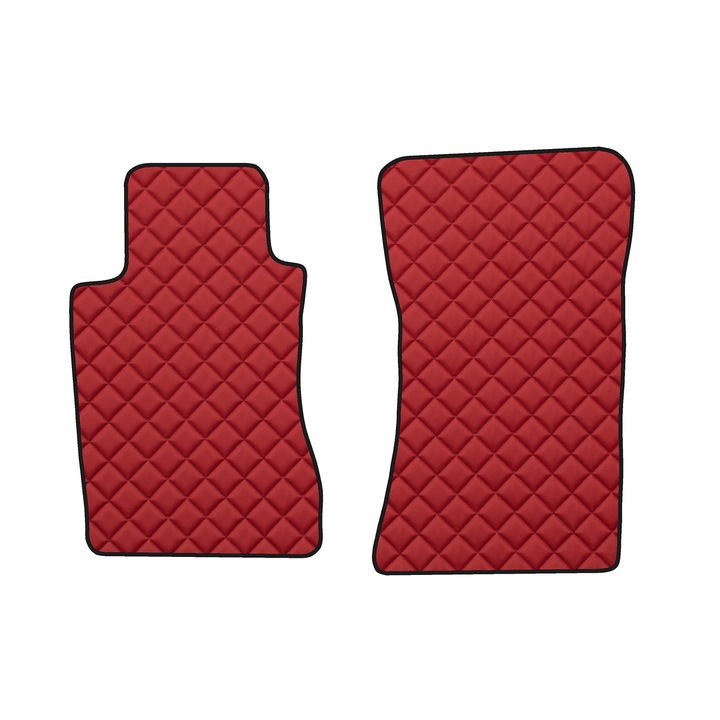 Auto Covorase podea - fata, F-CORE, pentru MERCEDES CLASS E W211/S211 03.02-12.08, Sedan, Kombi, Rosu