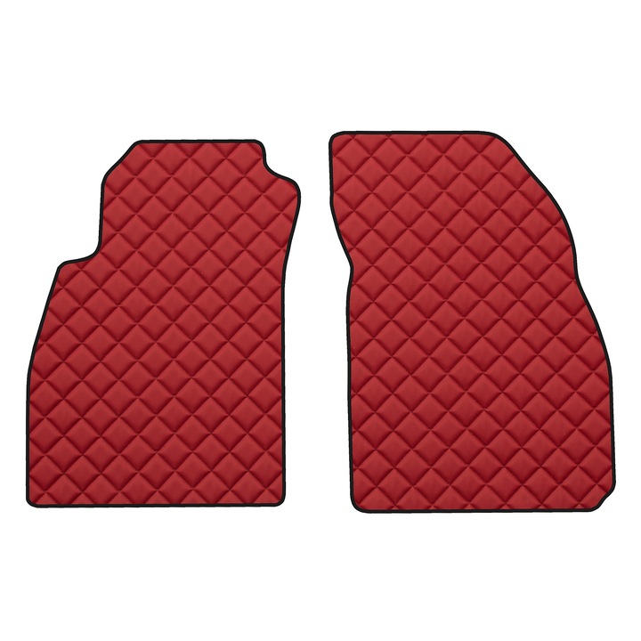 Auto Covorase podea - fata, F-CORE, pentru OPEL INSIGNIA I 07.08-12.17, Sedan, Kombi, Rosu