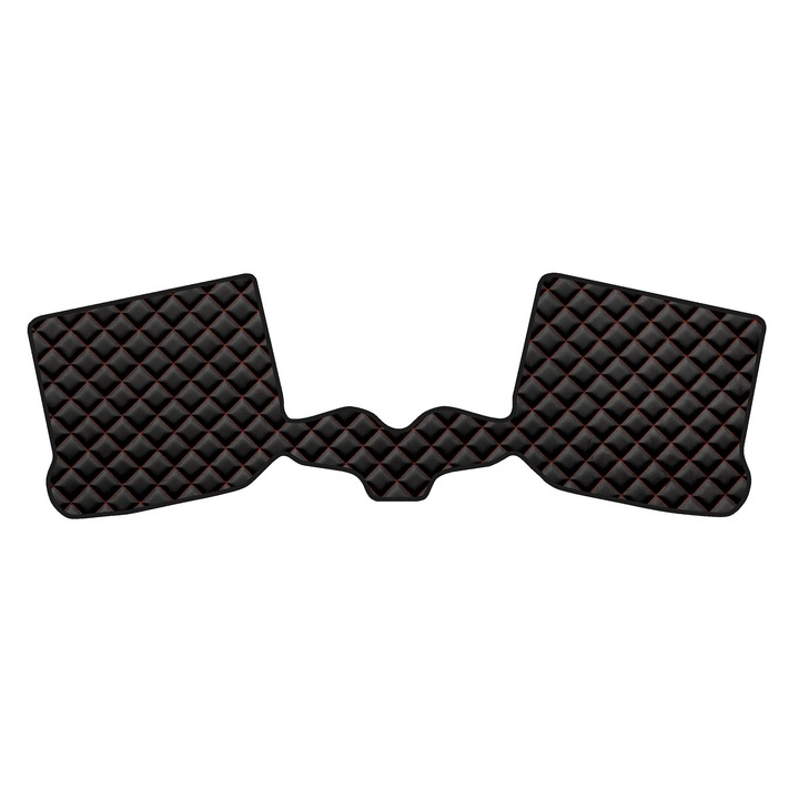 Auto Covorase podea - spate completa, F-CORE, pentru VOLKSWAGEN NEW BEETLE 01.98-09.11, Hatchback, Negru/Rosu