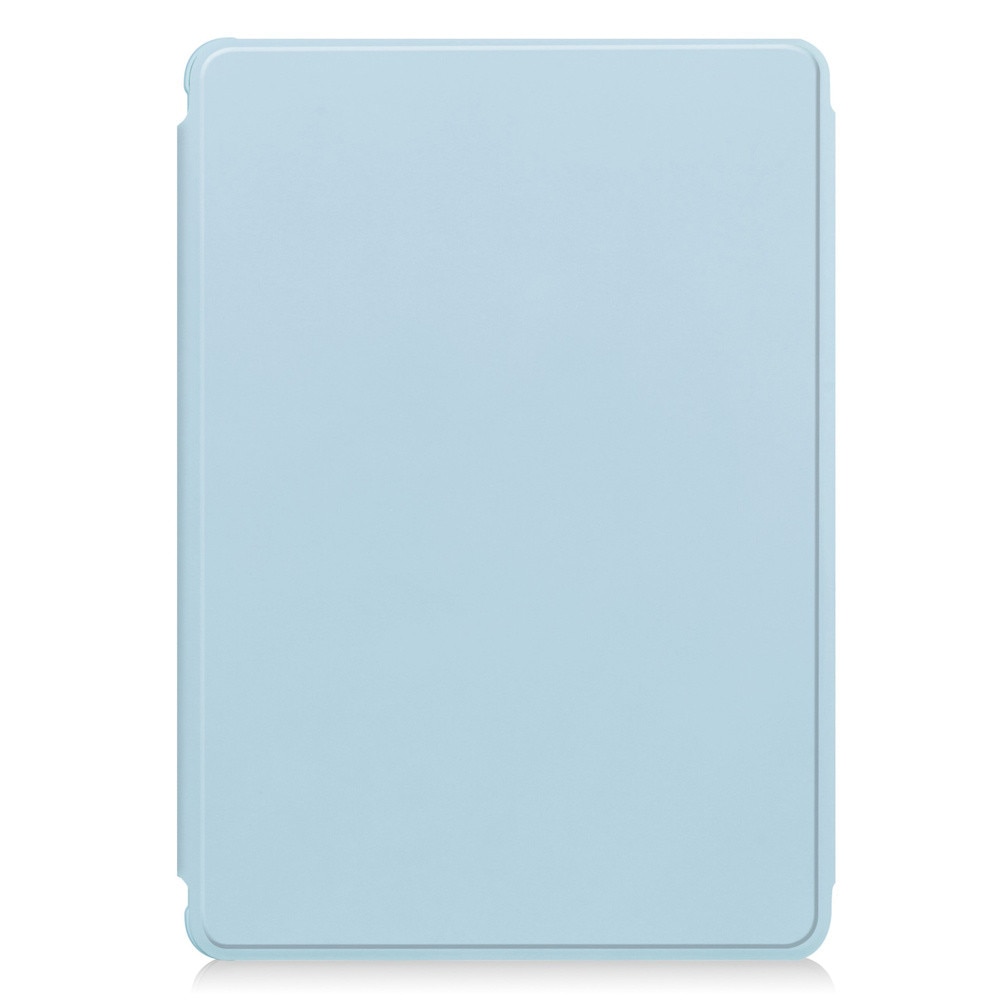 Husa tablete cu tastatura Bluetooth, 360°, compatibila cu Apple iPad 10.9" (2024, 2025), albastra, set complet